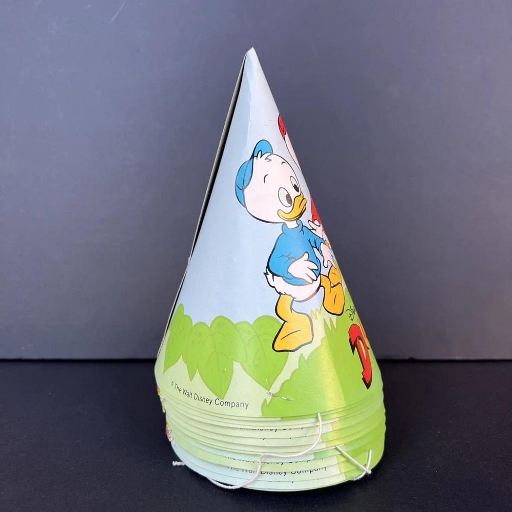 VTG Disney DuckTales Party Hats Set of 13 Huey Dewey Louie 1980s Unused